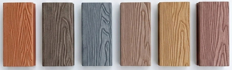 TL wpc 3d colored tile deck