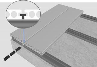 TL WPC 3d embossed wpc flooring deck