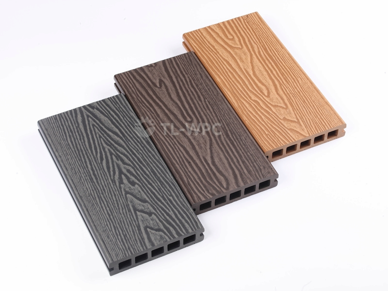 3D embossed wpc deck