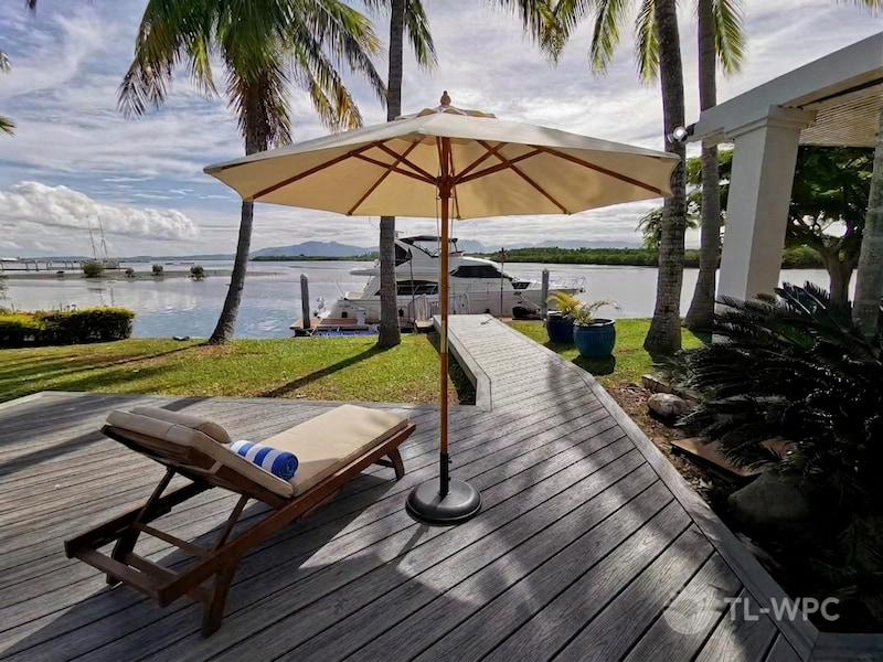 TL WPC 3d embossed decking projects